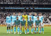14 August 2025; The St Patrick's Athletic team before the UEFA Conference League Third Qualifying Round second leg match between Besiktas and St Patrick's Athletic at Besiktas Stadium in Istanbul, Türkiye. Photo by Emre Oktay/Sportsfile