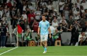 14 August 2025; Axel Sjöberg of St Patrick's Athletic reacts after his side conceded their second goal during the UEFA Conference League Third Qualifying Round second leg match between Besiktas and St Patrick's Athletic at Besiktas Stadium in Istanbul, Türkiye. Photo by Emre Oktay/Sportsfile