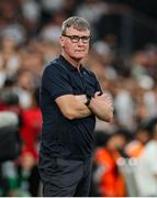 14 August 2025; St Patrick's Athletic manager Stephen Kenny during the UEFA Conference League Third Qualifying Round second leg match between Besiktas and St Patrick's Athletic at Besiktas Stadium in Istanbul, Türkiye. Photo by Emre Oktay/Sportsfile
