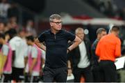 14 August 2025; St Patrick's Athletic manager Stephen Kenny during the UEFA Conference League Third Qualifying Round second leg match between Besiktas and St Patrick's Athletic at Besiktas Stadium in Istanbul, Türkiye. Photo by Emre Oktay/Sportsfile