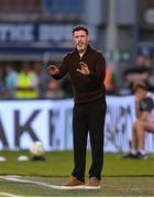 14 August 2025; Shamrock Rovers manager Stephen Bradley during the UEFA Conference League Third Qualifying Round second leg match between Shamrock Rovers and Ballkani at Tallaght Stadium in Dublin. Photo by Stephen McCarthy/Sportsfile