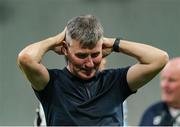 14 August 2025; St Patrick's Athletic manager Stephen Kenny after the UEFA Conference League Third Qualifying Round second leg match between Besiktas and St Patrick's Athletic at Besiktas Stadium in Istanbul, Türkiye. Photo by Emre Oktay/Sportsfile