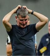 14 August 2025; St Patrick's Athletic manager Stephen Kenny after the UEFA Conference League Third Qualifying Round second leg match between Besiktas and St Patrick's Athletic at Besiktas Stadium in Istanbul, Türkiye. Photo by Emre Oktay/Sportsfile