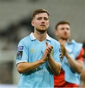 14 August 2025; Barry Baggley of St Patrick's Athletic applauds the supporters after the UEFA Conference League Third Qualifying Round second leg match between Besiktas and St Patrick's Athletic at Besiktas Stadium in Istanbul, Türkiye. Photo by Emre Oktay/Sportsfile