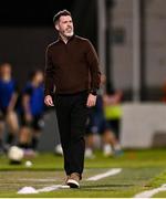 14 August 2025; Shamrock Rovers manager Stephen Bradley during the UEFA Conference League Third Qualifying Round second leg match between Shamrock Rovers and Ballkani at Tallaght Stadium in Dublin. Photo by Ben McShane/Sportsfile