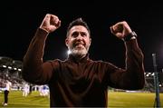 14 August 2025; Shamrock Rovers manager Stephen Bradley after the UEFA Conference League Third Qualifying Round second leg match between Shamrock Rovers and Ballkani at Tallaght Stadium in Dublin. Photo by Ben McShane/Sportsfile