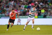 14 August 2025; Matt Healy of Shamrock Rovers during the UEFA Conference League Third Qualifying Round second leg match between Shamrock Rovers and Ballkani at Tallaght Stadium in Dublin. Photo by Stephen McCarthy/Sportsfile