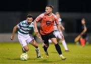 14 August 2025; Geralb Smajli of Ballkani during the UEFA Conference League Third Qualifying Round second leg match between Shamrock Rovers and Ballkani at Tallaght Stadium in Dublin. Photo by Stephen McCarthy/Sportsfile