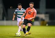 14 August 2025; Geralb Smajli of Ballkani during the UEFA Conference League Third Qualifying Round second leg match between Shamrock Rovers and Ballkani at Tallaght Stadium in Dublin. Photo by Stephen McCarthy/Sportsfile