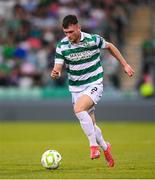 14 August 2025; Josh Honohan of Shamrock Rovers during the UEFA Conference League Third Qualifying Round second leg match between Shamrock Rovers and Ballkani at Tallaght Stadium in Dublin. Photo by Stephen McCarthy/Sportsfile