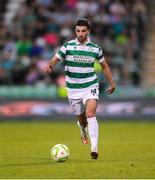 14 August 2025; Danny Mandroiu of Shamrock Rovers during the UEFA Conference League Third Qualifying Round second leg match between Shamrock Rovers and Ballkani at Tallaght Stadium in Dublin. Photo by Stephen McCarthy/Sportsfile