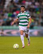 14 August 2025; Danny Mandroiu of Shamrock Rovers during the UEFA Conference League Third Qualifying Round second leg match between Shamrock Rovers and Ballkani at Tallaght Stadium in Dublin. Photo by Stephen McCarthy/Sportsfile