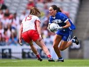 3 August 2025; Anna Moore of Laois during the TG4 All-Ireland Ladies Football Intermediate Championship final match between Laois and Tyrone at Croke Park in Dublin. Photo by Piaras Ó Mídheach/Sportsfile