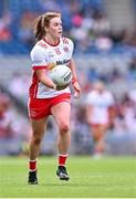 3 August 2025; Niamh O'Neill of Tyrone during the TG4 All-Ireland Ladies Football Intermediate Championship final match between Laois and Tyrone at Croke Park in Dublin. Photo by Piaras Ó Mídheach/Sportsfile