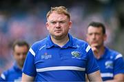 3 August 2025; Laois manager Stephen Duff during the TG4 All-Ireland Ladies Football Intermediate Championship final match between Laois and Tyrone at Croke Park in Dublin. Photo by Piaras Ó Mídheach/Sportsfile
