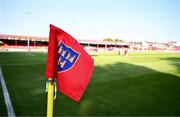 15 August 2025; A general view of Tolka Park before the Sports Direct Women's FAI Cup quarter-final match between Shelbourne and Shamrock Rovers at Tolka Park in Dublin. Photo by Ben McShane/Sportsfile