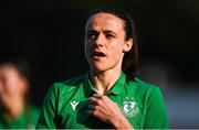 15 August 2025; Áine O'Gorman of Shamrock Rovers before the Sports Direct Women's FAI Cup quarter-final match between Shelbourne and Shamrock Rovers at Tolka Park in Dublin. Photo by Ben McShane/Sportsfile