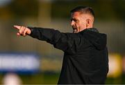 15 August 2025; Finn Harps manager Kevin McHugh during the Sports Direct Men’s FAI Cup third round match between Finn Harps and Bray Wanderers at Finn Park in Ballybofey, Donegal. Photo by Ramsey Cardy/Sportsfile