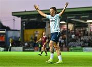15 August 2025; Cole Connolly of Salthill Devon during the Sports Direct Men’s FAI Cup third round match between Salthill Devon and Galway United at Eamonn Deacy Park in Galway. Photo by Piaras Ó Mídheach/Sportsfile