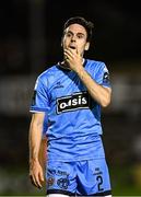 15 August 2025; Liam Smith of Bohemians after his side's defeat in the Sports Direct Men’s FAI Cup third round match between Bohemians and Sligo Rovers at Dalymount Park in Dublin. Photo by Seb Daly/Sportsfile