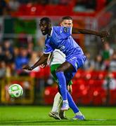 15 August 2025; Muhammadu Faal of Waterford during the Sports Direct Men’s FAI Cup third round match between Cork City and Waterford at Turner's Cross in Cork. Photo by Tyler Miller/Sportsfile