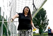 16 August 2025; Participants during an FAI / DCC Female Referee Programme course at Irishtown Stadium in Dublin. Photo by Tyler Miller/Sportsfile