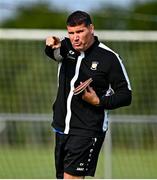 16 August 2025; Athlone Town manager Colin Fortune before the Sports Direct Women's FAI Cup quarter-final match between Peamount United and Athlone Town at Greenogue Park in Newcastle, Dublin. Photo by Tyler Miller/Sportsfile