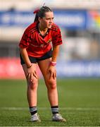 16 August 2025; Abi Kelly of Munster during the PwC U-18 Girls Interprovincial Series match between Leinster and Munster at Energia Park in Dublin. Photo by Shauna Clinton/Sportsfile