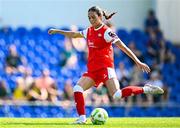 16 August 2025; Isabella Marie Flocchini of Treaty United during the Sports Direct Women's FAI Cup quarter-final match between DLR Waves and Treaty United at UCD Bowl in Dublin. Photo by Seb Daly/Sportsfile