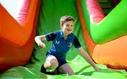 16 August 2025; Family fun day fan zone activities before the Vodafone Women’s Interprovincial Championship Round 2 match between Leinster and Munster at Energia Park in Dublin. Photo by Shauna Clinton/Sportsfile