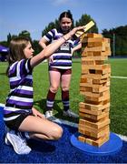 16 August 2025; Family fun day fan zone activities before the Vodafone Women’s Interprovincial Championship Round 2 match between Leinster and Munster at Energia Park in Dublin. Photo by Shauna Clinton/Sportsfile