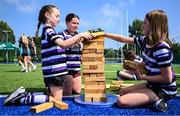 16 August 2025; Family fun day fan zone activities before the Vodafone Women’s Interprovincial Championship Round 2 match between Leinster and Munster at Energia Park in Dublin. Photo by Shauna Clinton/Sportsfile