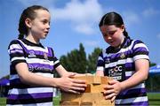 16 August 2025; Family fun day fan zone activities before the Vodafone Women’s Interprovincial Championship Round 2 match between Leinster and Munster at Energia Park in Dublin. Photo by Shauna Clinton/Sportsfile