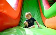 16 August 2025; Family fun day fan zone activities before the Vodafone Women’s Interprovincial Championship Round 2 match between Leinster and Munster at Energia Park in Dublin. Photo by Shauna Clinton/Sportsfile