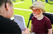16 August 2025; Family fun day fan zone activities before the Vodafone Women’s Interprovincial Championship Round 2 match between Leinster and Munster at Energia Park in Dublin. Photo by Shauna Clinton/Sportsfile
