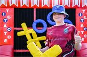 16 August 2025; Family fun day fan zone activities before the Vodafone Women’s Interprovincial Championship Round 2 match between Leinster and Munster at Energia Park in Dublin. Photo by Shauna Clinton/Sportsfile