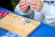 16 August 2025; Family fun day fan zone activities before the Vodafone Women’s Interprovincial Championship Round 2 match between Leinster and Munster at Energia Park in Dublin. Photo by Shauna Clinton/Sportsfile