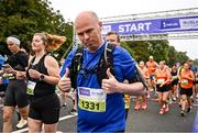 16 August 2025; Lee Moloney, from Wicklow, during the Irish Life Dublin Race Series Frank Duffy 10 Mile in Phoenix Park, Dublin. Photo by Seb Daly/Sportsfile