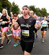 16 August 2025; Andrew McKay, from Louth, during the Irish Life Dublin Race Series Frank Duffy 10 Mile in Phoenix Park, Dublin. Photo by Seb Daly/Sportsfile