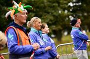 16 August 2025; Course stewards before the Irish Life Dublin Race Series Frank Duffy 10 Mile in Phoenix Park, Dublin. Photo by Seb Daly/Sportsfile