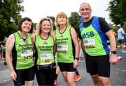 16 August 2025; Members of Porterstown Panthers before the Irish Life Dublin Race Series Frank Duffy 10 Mile in Phoenix Park, Dublin. Photo by Seb Daly/Sportsfile