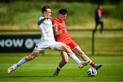 17 August 2024; Action from the match between Cliftonville and UCD during a Cross Border Academy Development Day at FAI HQ in Abbotstown, Dublin. Photo by Piaras Ó Mídheach/Sportsfile