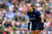 3 August 2025; Dublin goalkeeper Abby Shiels during the TG4 All-Ireland Ladies Football Senior Championship final match between Dublin and Meath at Croke Park in Dublin. Photo by Piaras Ó Mídheach/Sportsfile
