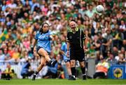 3 August 2025; Niamh Crowley of Dublin during the TG4 All-Ireland Ladies Football Senior Championship final match between Dublin and Meath at Croke Park in Dublin. Photo by Piaras Ó Mídheach/Sportsfile