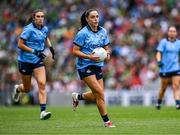 3 August 2025; Sinéad Goldrick of Dublin during the TG4 All-Ireland Ladies Football Senior Championship final match between Dublin and Meath at Croke Park in Dublin. Photo by Piaras Ó Mídheach/Sportsfile
