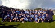 2 October 2004; The Dublin squad celebrate after victory over Leitrim. All Ireland Masters Final Replay, Dublin v Leitrim, Kingspan Breffni Park, Cavan. Picture credit; Damien Eagers / SPORTSFILE