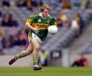 26 September 2004; Darren O'Sullivan, Kerry. All-Ireland Minor Football Championship Final, Kerry v Tyrone, Croke Park, Dublin. Picture credit; Ray McManus / SPORTSFILE *** Local Caption *** Any photograph taken by SPORTSFILE during, or in connection with, the 2004 All-Ireland Minor Football Final which displays GAA logos or contains an image or part of an image of any GAA intellectual property, or, which contains images of a GAA player/players in their playing uniforms, may only be used for editorial and non-advertising purposes.  Use of photographs for advertising, as posters or for purchase separately is strictly prohibited unless prior written approval has been obtained from the Gaelic Athletic Association.