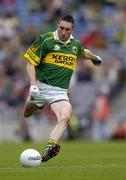 26 September 2004; Brian Moran, Kerry. All-Ireland Minor Football Championship Final, Kerry v Tyrone, Croke Park, Dublin. Picture credit; Ray McManus / SPORTSFILE *** Local Caption *** Any photograph taken by SPORTSFILE during, or in connection with, the 2004 All-Ireland Minor Football Final which displays GAA logos or contains an image or part of an image of any GAA intellectual property, or, which contains images of a GAA player/players in their playing uniforms, may only be used for editorial and non-advertising purposes.  Use of photographs for advertising, as posters or for purchase separately is strictly prohibited unless prior written approval has been obtained from the Gaelic Athletic Association.