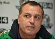18 October 2013; Ireland manager Paul Earley during a press briefing ahead of their Irish Daily Mail International Rules first test against Australia on Saturday. Irish Daily Mail International Rules Press Briefing, Kingspan Breffni Park, Cavan. Picture credit: Barry Cregg / SPORTSFILE
