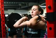 19 August 2025; Molly Boyne during a Leinster Rugby women's training session at The High School in Rathgar, Dublin. Photo by Tyler Miller/Sportsfile